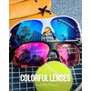 KALIYADI Sports Sunglasses for Men, Polarized Sun Glasses for Men Women Youth Baseball Softball with UV Protection((3 Packs) Glossy Black/Glossy Transparent Grey/Glossy Transparent Grey Green)