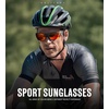KALIYADI Sunglasses-Men Polarized Sports Sun-glasses: Mens Sunglasses Polarized UV Protection Driving Running Cycling Outdoor(A02-black/Ice Blue/Red)