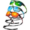 KALIYADI Polarized Sunglasses for Men, Sports Sun Glasses for Driving Cycling Fishing with UV protection(Ice Blue/Green/Red)